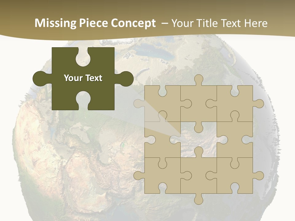 Earth Without Oceans PowerPoint Template