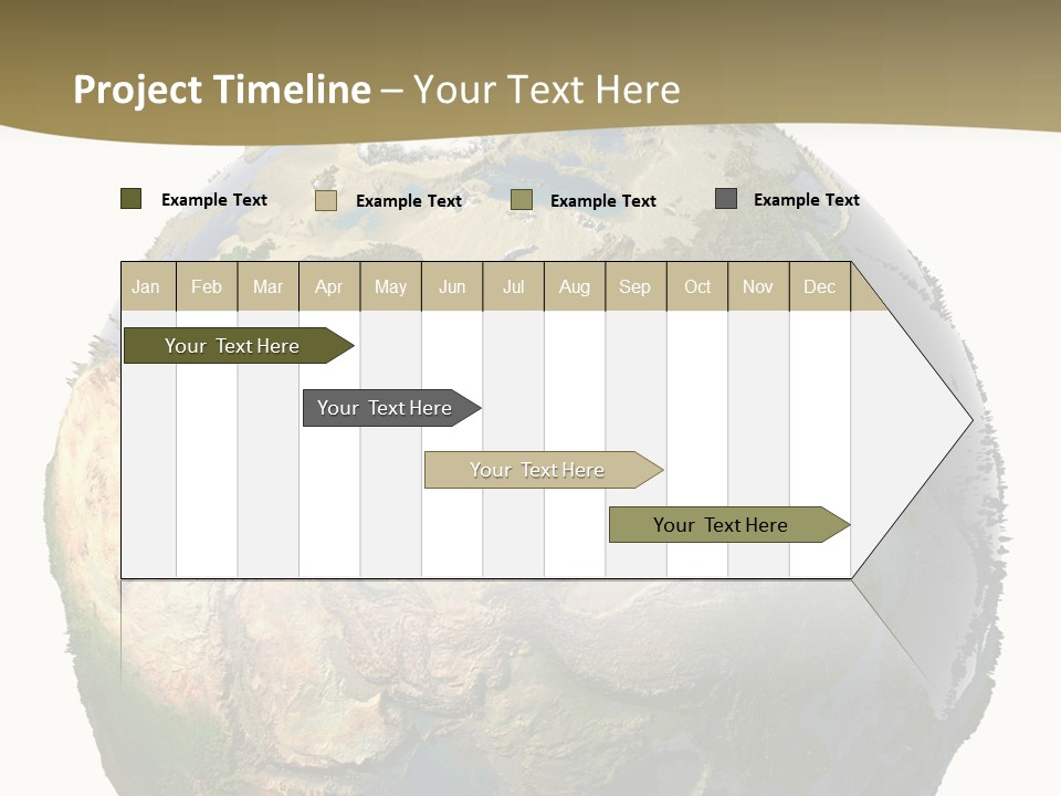 Earth Without Oceans PowerPoint Template