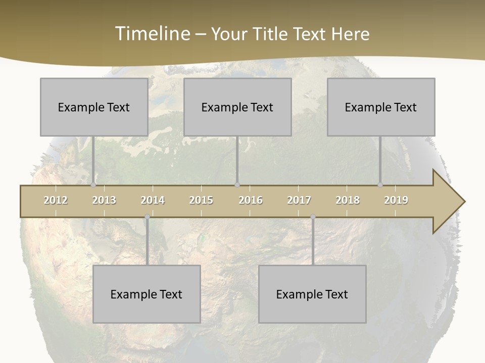 Earth Without Oceans PowerPoint Template