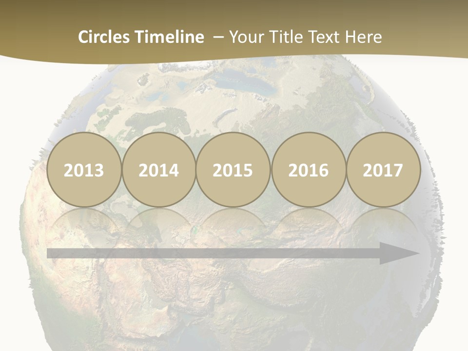 Earth Without Oceans PowerPoint Template