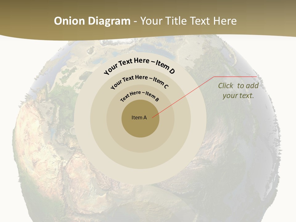 Earth Without Oceans PowerPoint Template