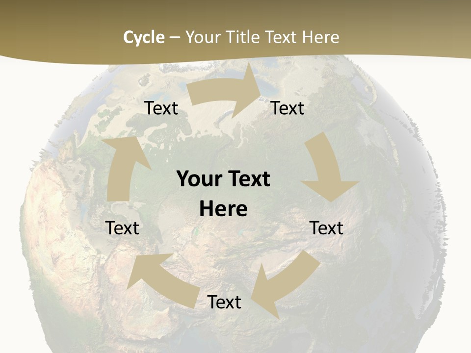 Earth Without Oceans PowerPoint Template