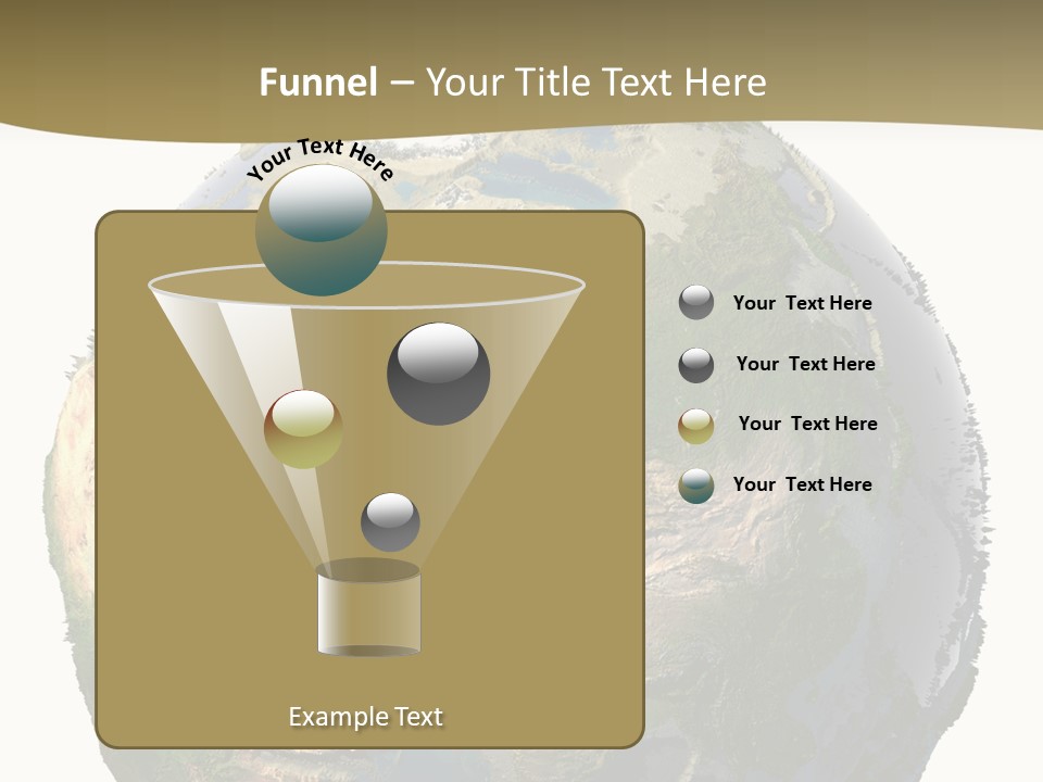 Earth Without Oceans PowerPoint Template
