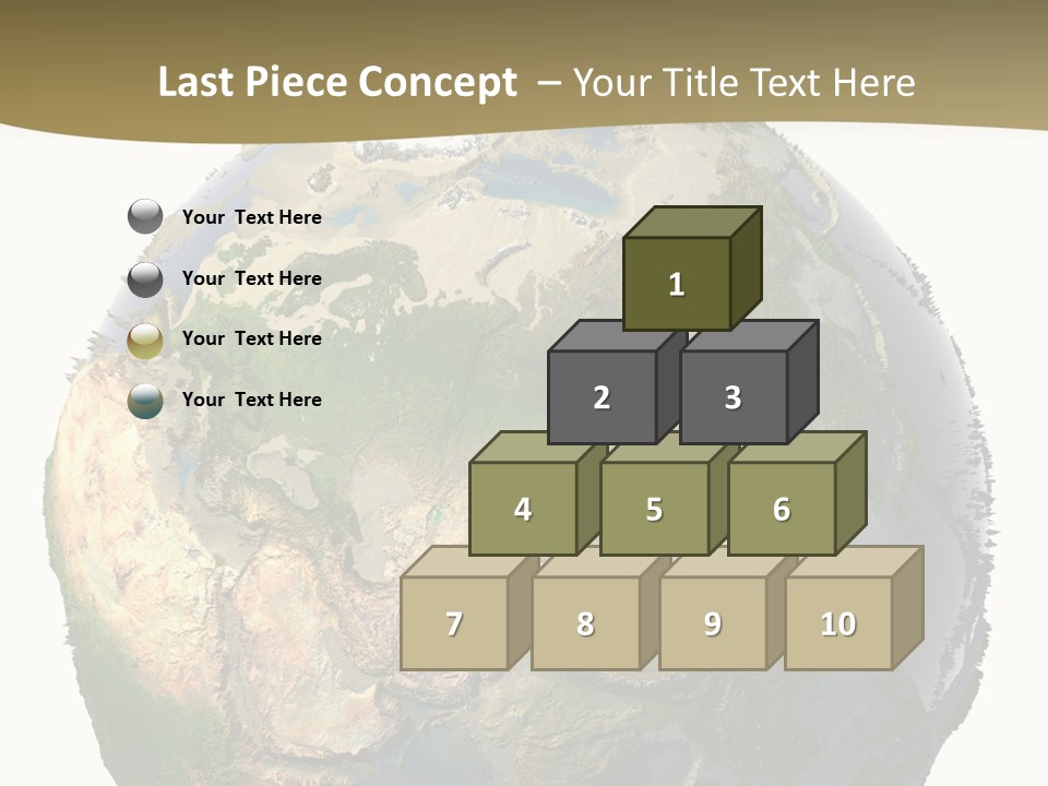Earth Without Oceans PowerPoint Template