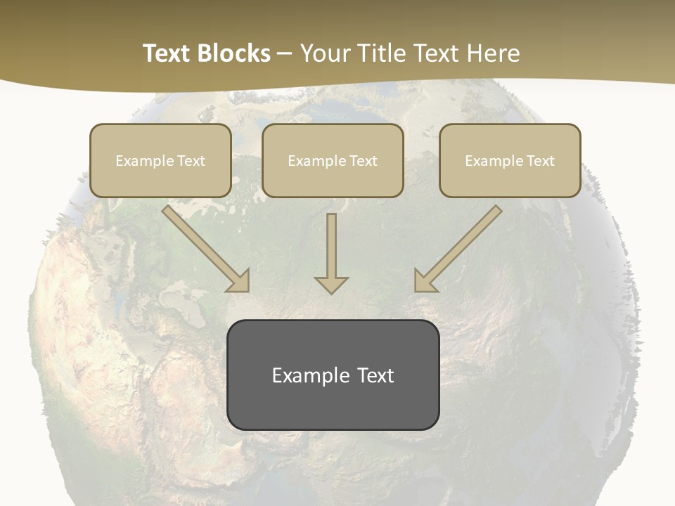 Earth Without Oceans PowerPoint Template