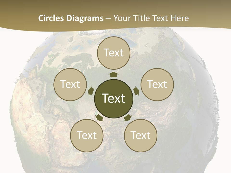 Earth Without Oceans PowerPoint Template