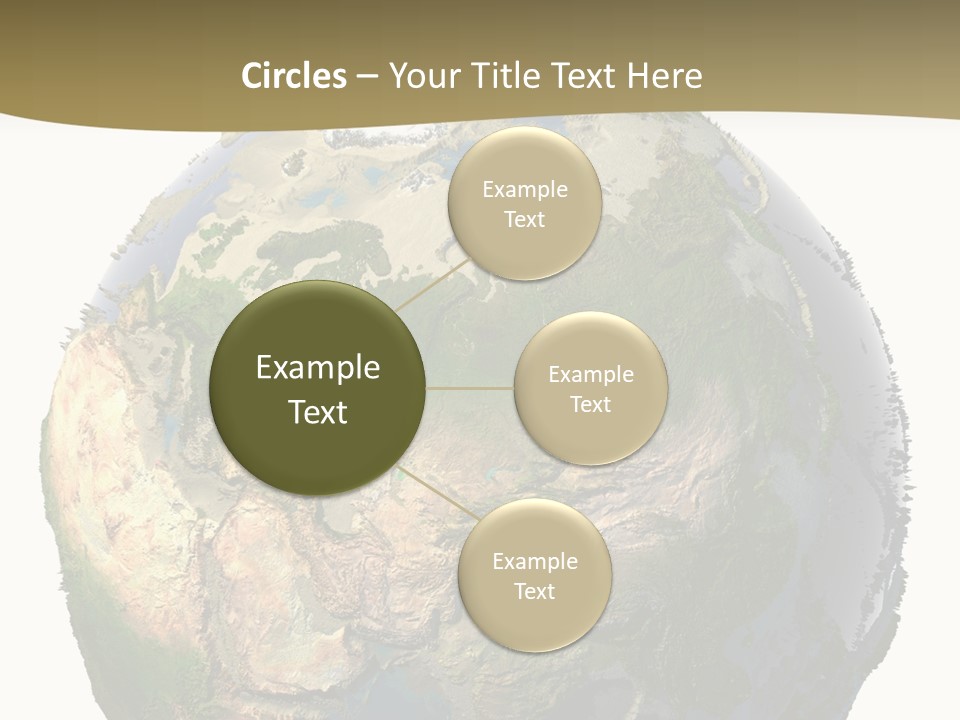 Earth Without Oceans PowerPoint Template