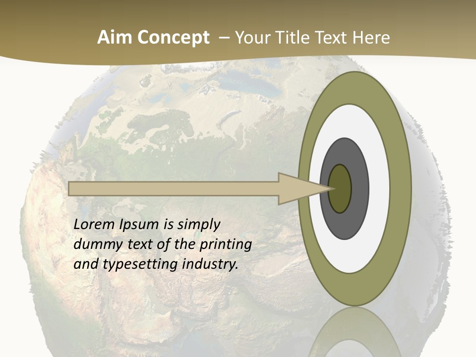 Earth Without Oceans PowerPoint Template