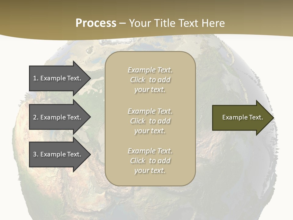 Earth Without Oceans PowerPoint Template