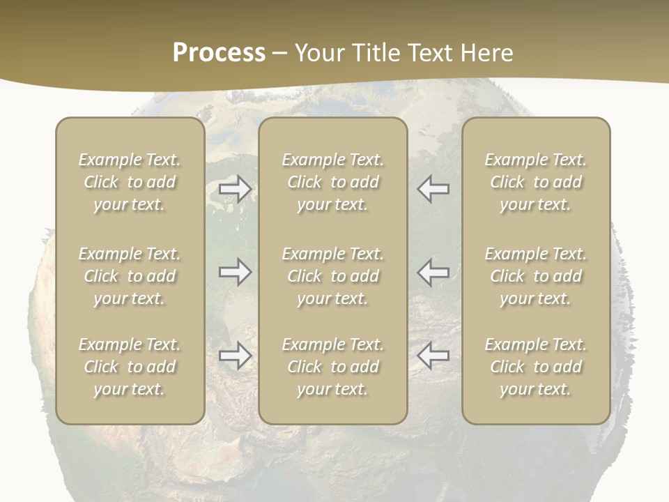 Earth Without Oceans PowerPoint Template