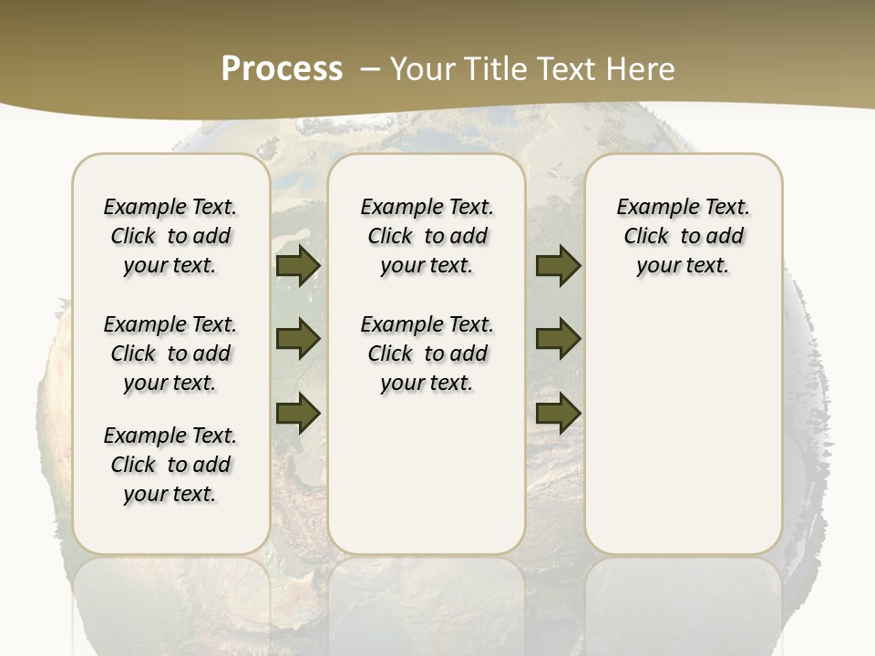 Earth Without Oceans PowerPoint Template