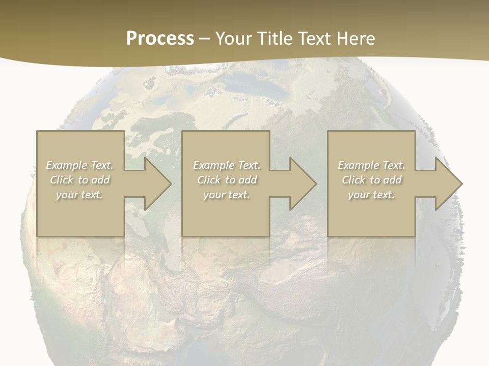 Earth Without Oceans PowerPoint Template
