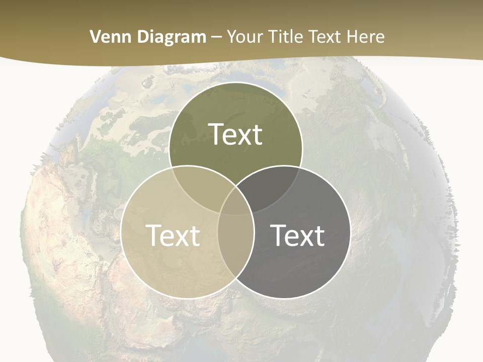 Earth Without Oceans PowerPoint Template