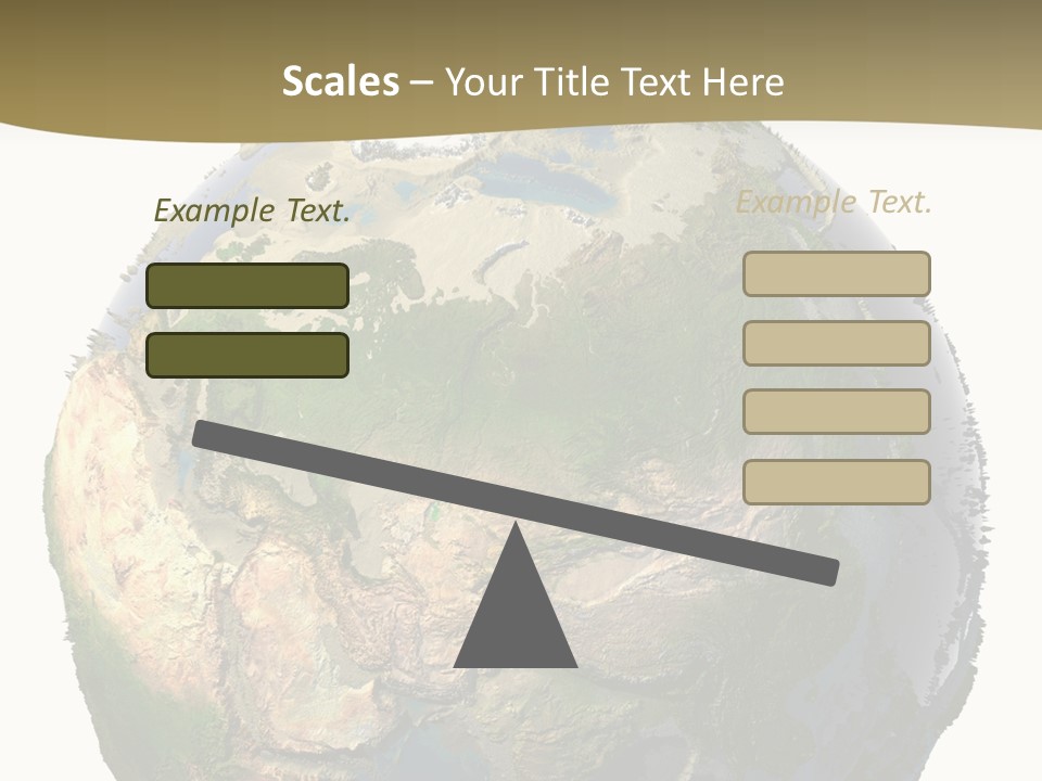 Earth Without Oceans PowerPoint Template