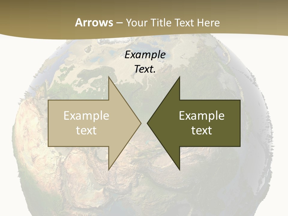 Earth Without Oceans PowerPoint Template
