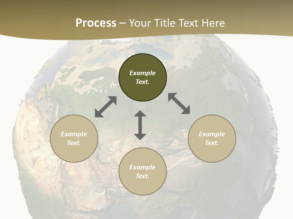 Earth Without Oceans PowerPoint Template