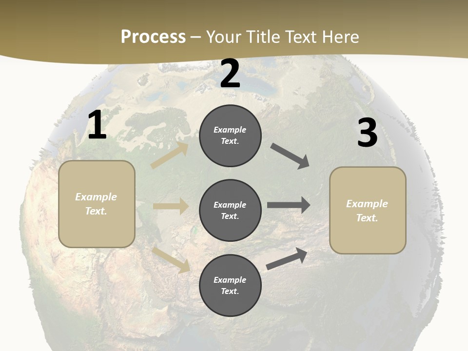 Earth Without Oceans PowerPoint Template