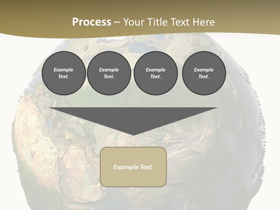 Earth Without Oceans PowerPoint Template
