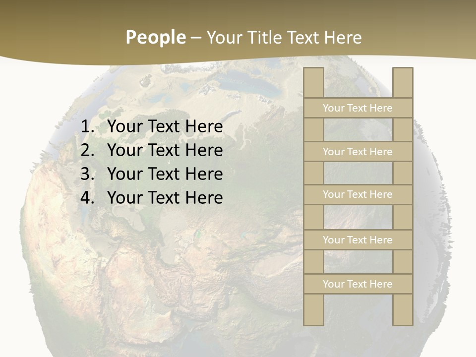 Earth Without Oceans PowerPoint Template