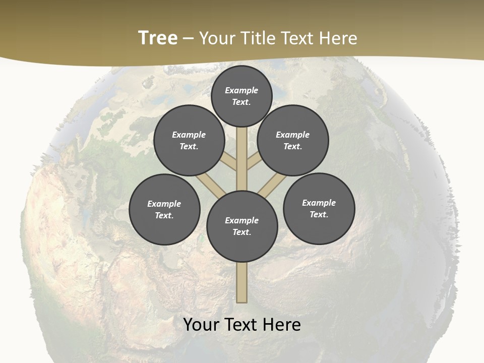 Earth Without Oceans PowerPoint Template
