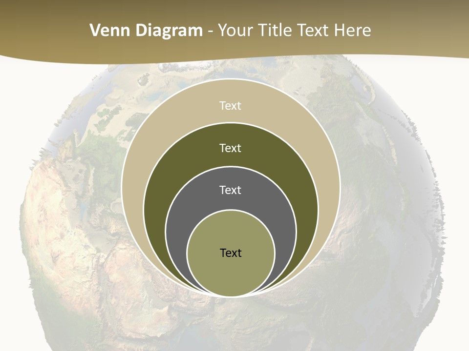 Earth Without Oceans PowerPoint Template