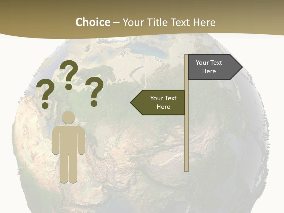 Earth Without Oceans PowerPoint Template