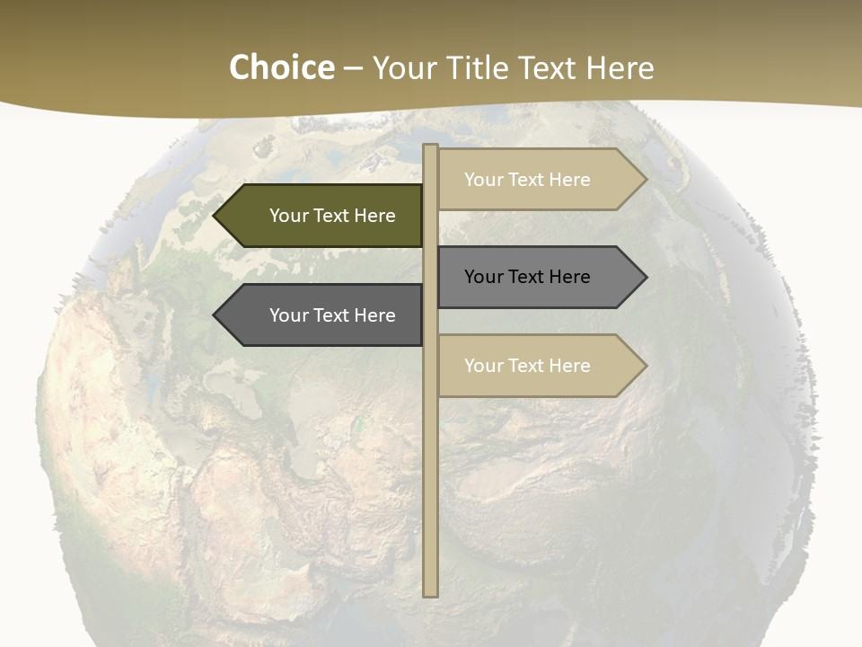 Earth Without Oceans PowerPoint Template
