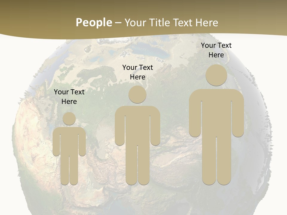 Earth Without Oceans PowerPoint Template