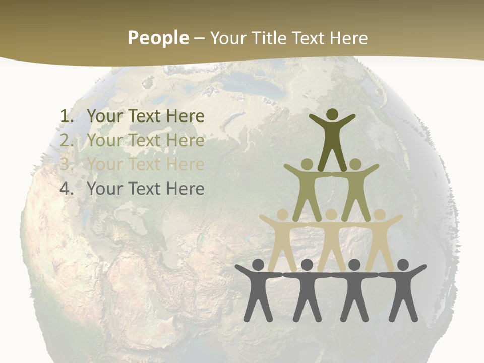 Earth Without Oceans PowerPoint Template