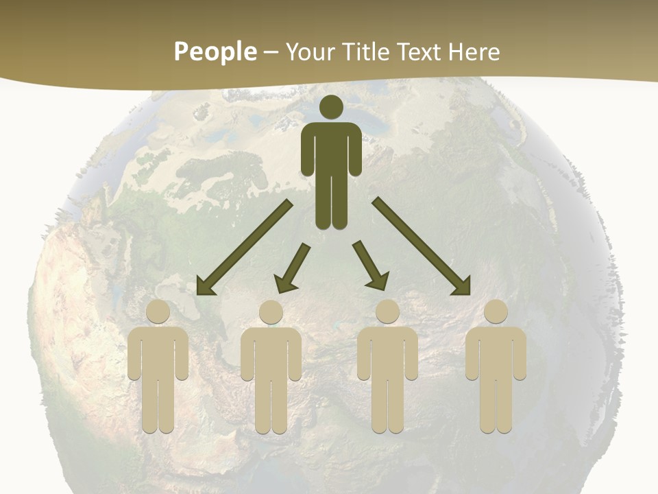 Earth Without Oceans PowerPoint Template