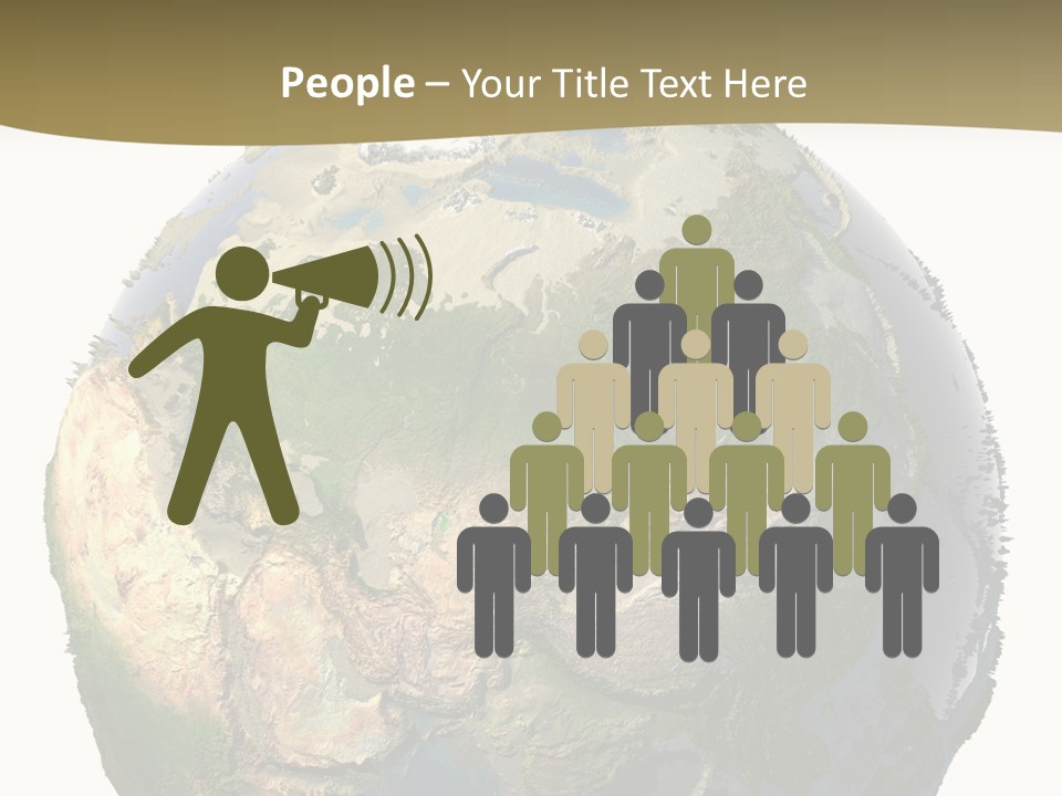 Earth Without Oceans PowerPoint Template