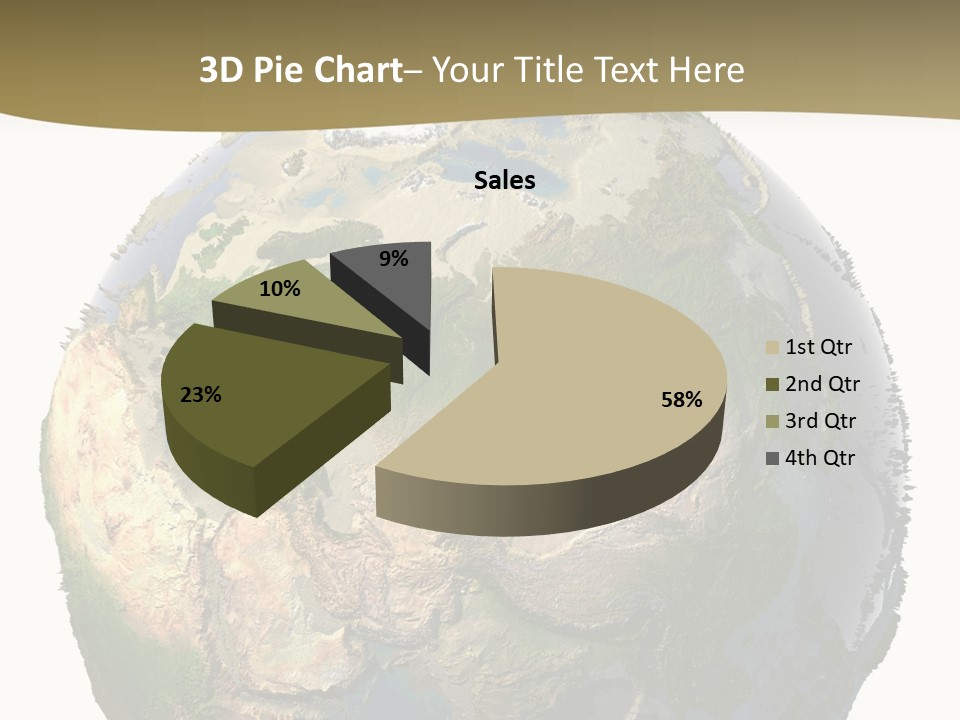 Earth Without Oceans PowerPoint Template