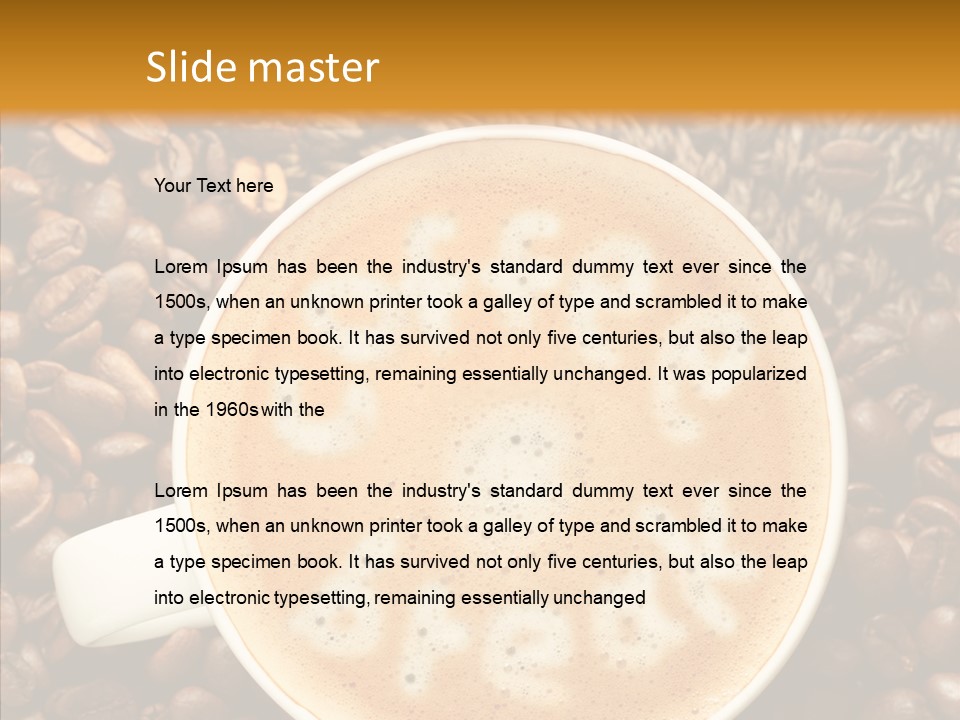 Pause Café PowerPoint Template