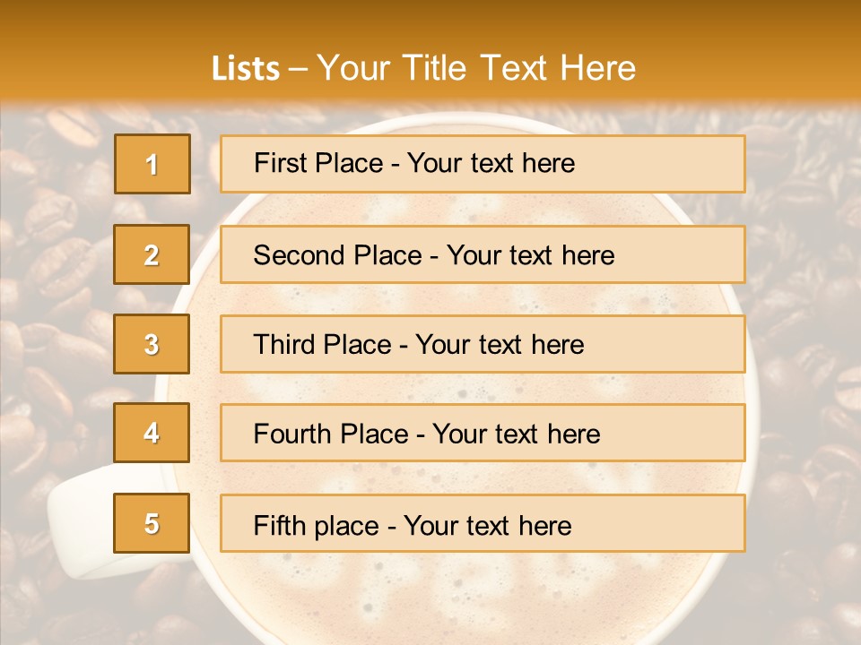 Pause Café PowerPoint Template