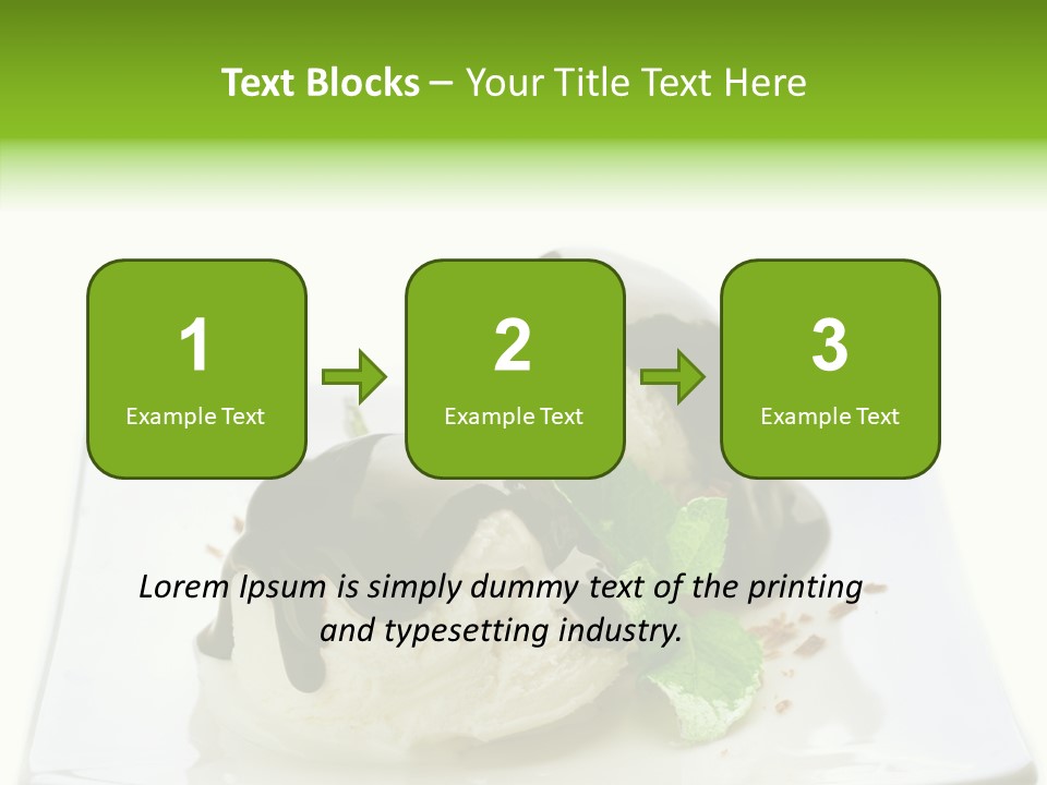 Icecream Topping PowerPoint Template