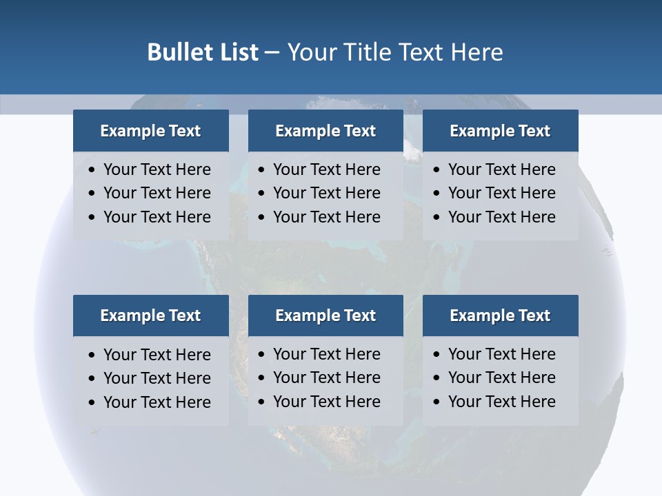 Water On The Earth PowerPoint Template