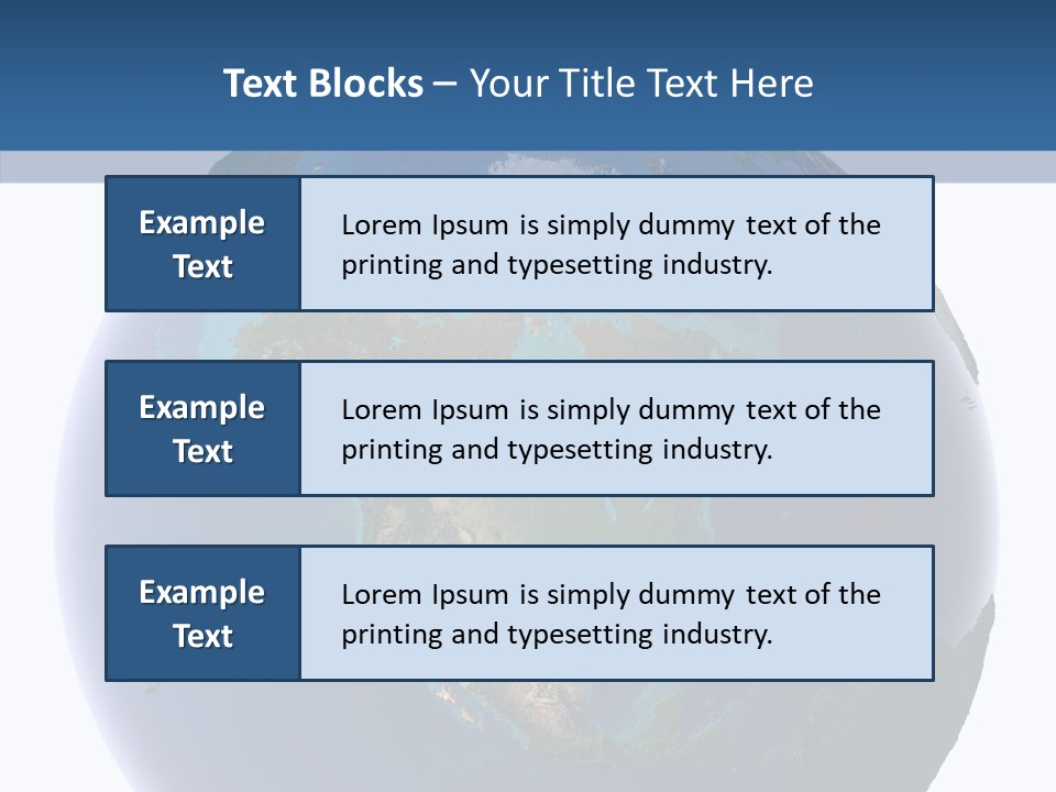 Water On The Earth PowerPoint Template