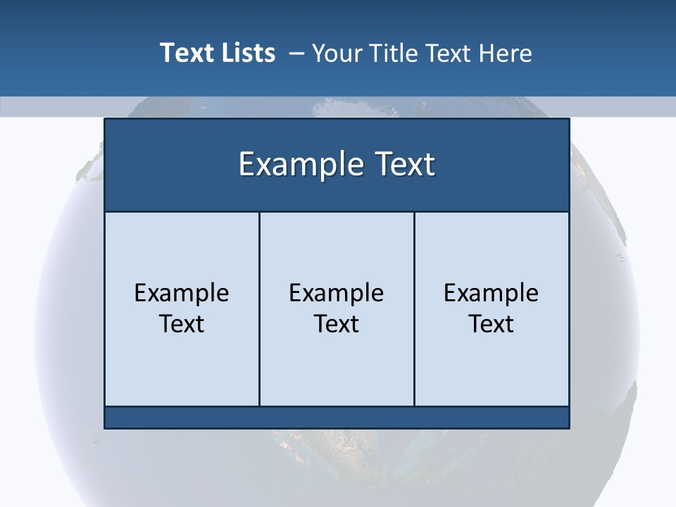 Water On The Earth PowerPoint Template