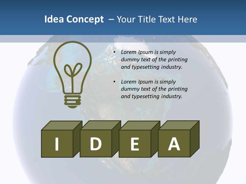 Water On The Earth PowerPoint Template