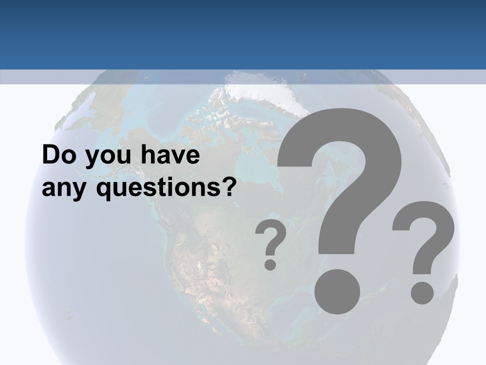 Water On The Earth PowerPoint Template