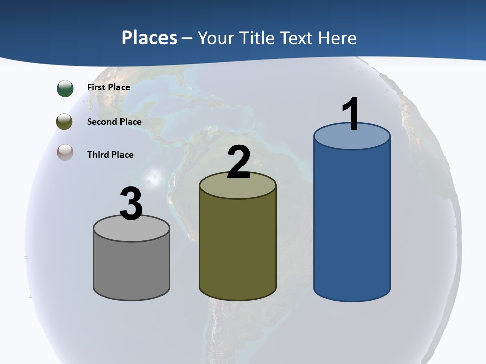 Continents On Earth PowerPoint Template