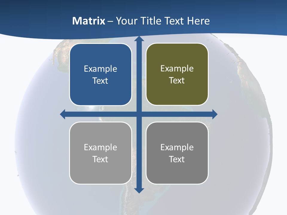 Continents On Earth PowerPoint Template