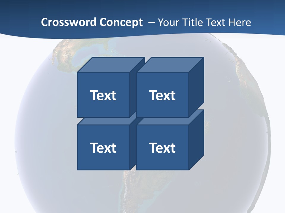 Continents On Earth PowerPoint Template