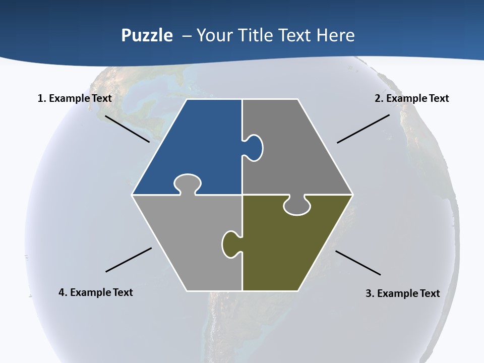 Continents On Earth PowerPoint Template