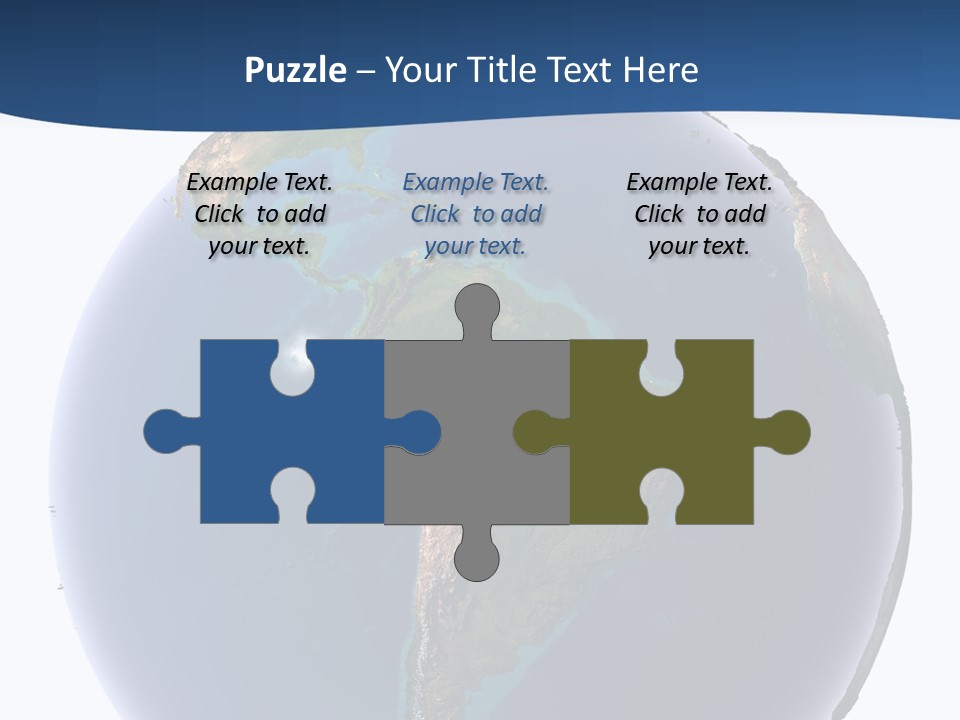 Continents On Earth PowerPoint Template