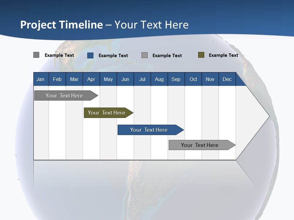 Continents On Earth PowerPoint Template