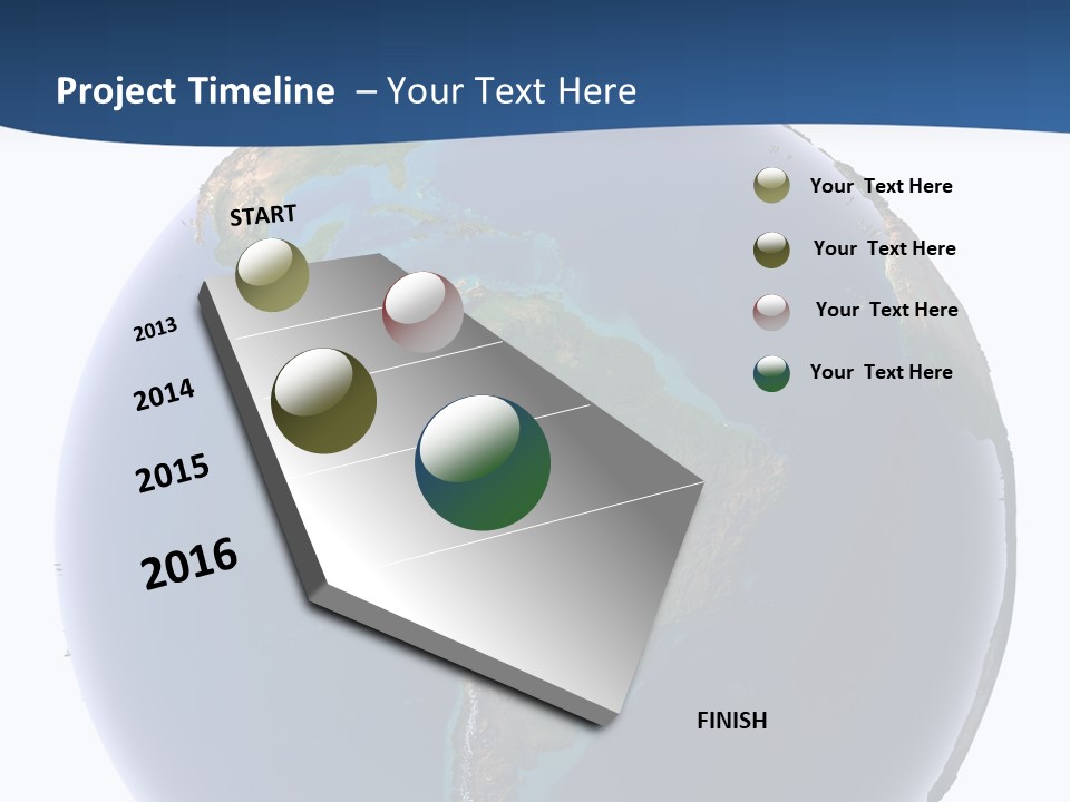 Continents On Earth PowerPoint Template