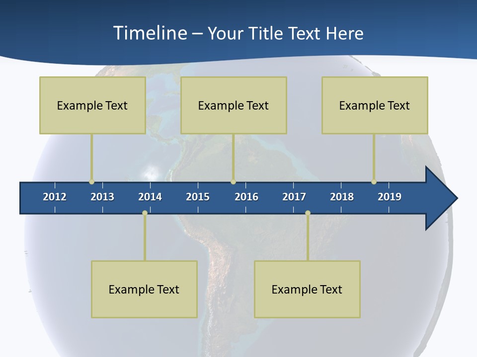 Continents On Earth PowerPoint Template