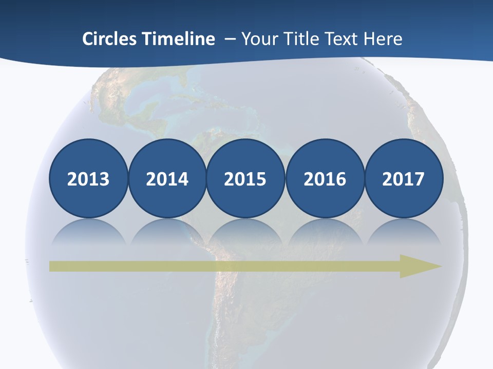 Continents On Earth PowerPoint Template