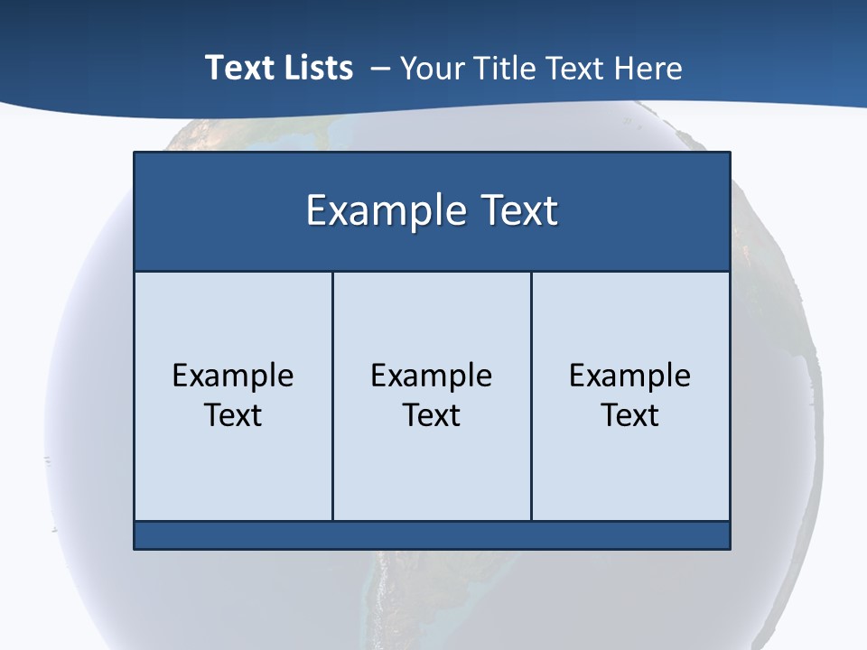 Continents On Earth PowerPoint Template